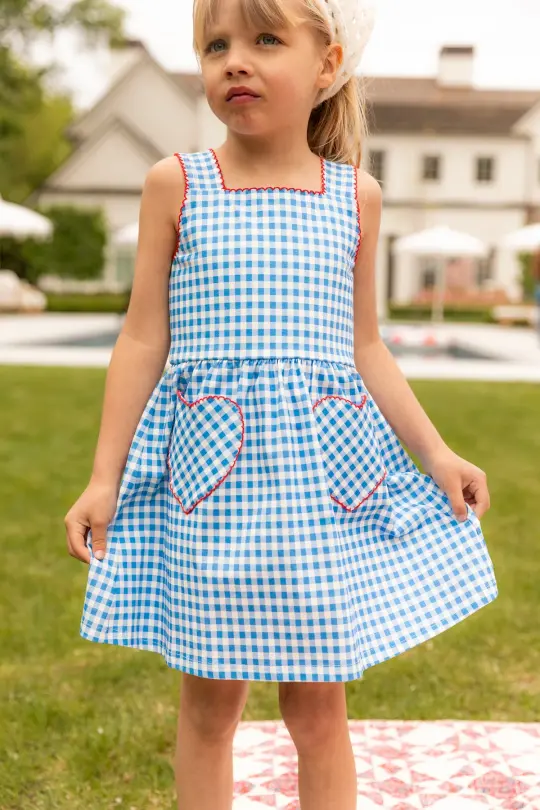Mini Rue Play Dress in Vichy Gingham