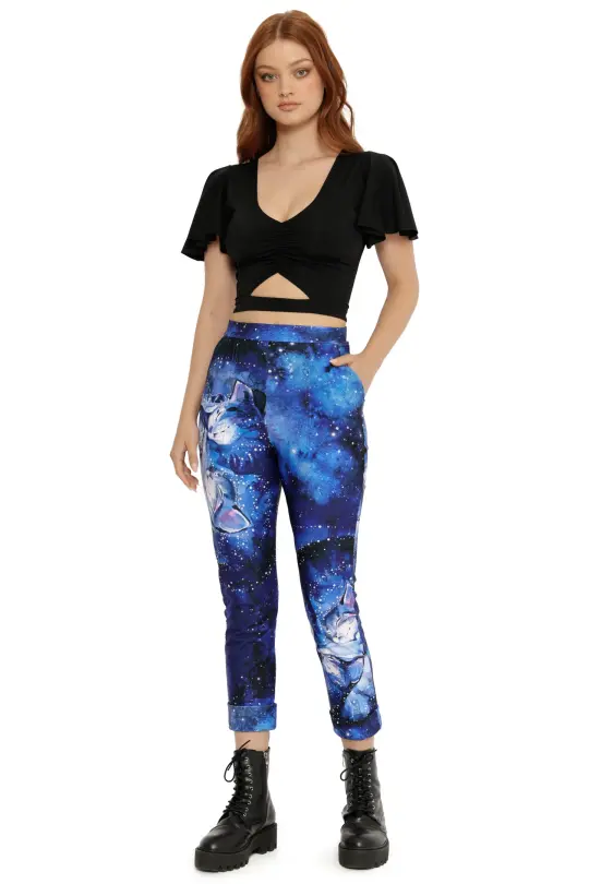 Celestial Cuddling Cuffed Pants