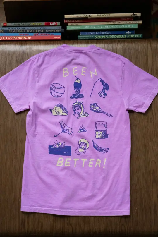 Been Better (Cone Kitty) T-Shirt | Purple Highlighter