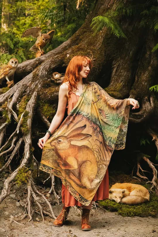 Woodland Wisdom Studio Scarf
