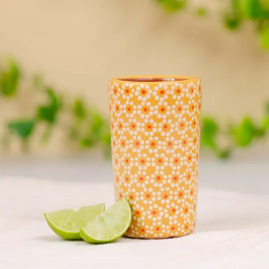 Capula Hand-Painted Clay Shot Glass