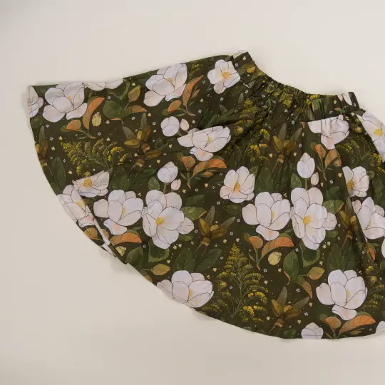 [MINI SKIRT] Magnolia & Goldenrod