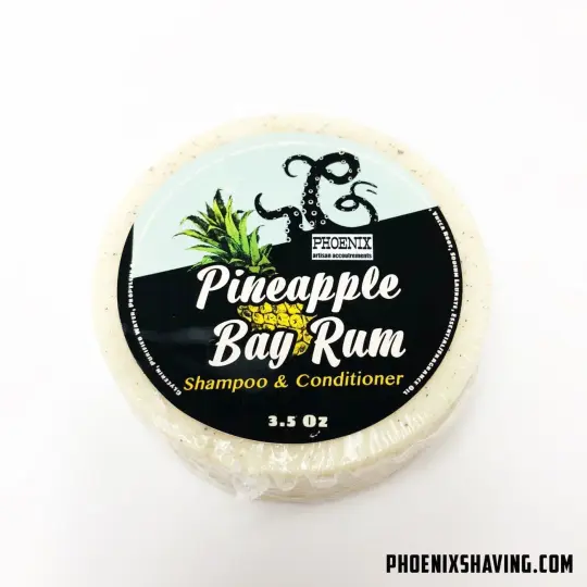Pineapple Bay Rum Shampoo & Conditioner Puck- Perfect for travel & the gym!