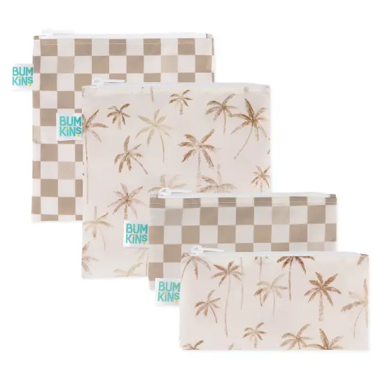 Reusable Snack Bag 4 Pack: Palm Check