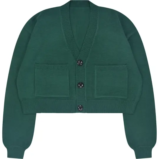 Cropped Touch Grass Cardigan