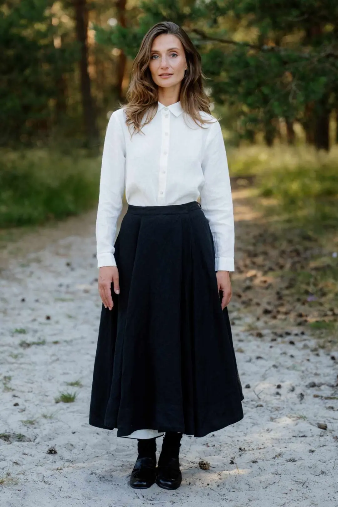 Wrap – Full-Circle Linen Skirt
