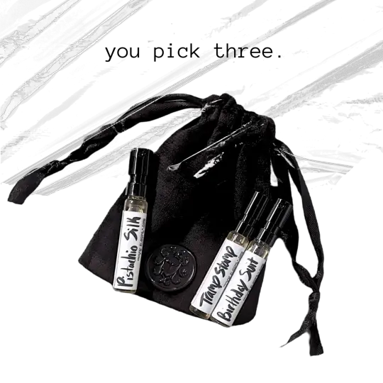 you pick three - fragrance samples