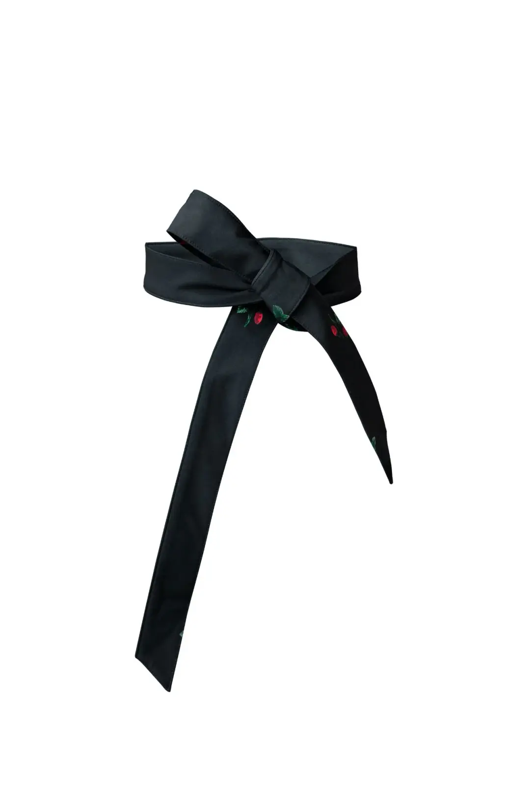 Black Belt with Cute Strawberry Print | Wild Strawberry