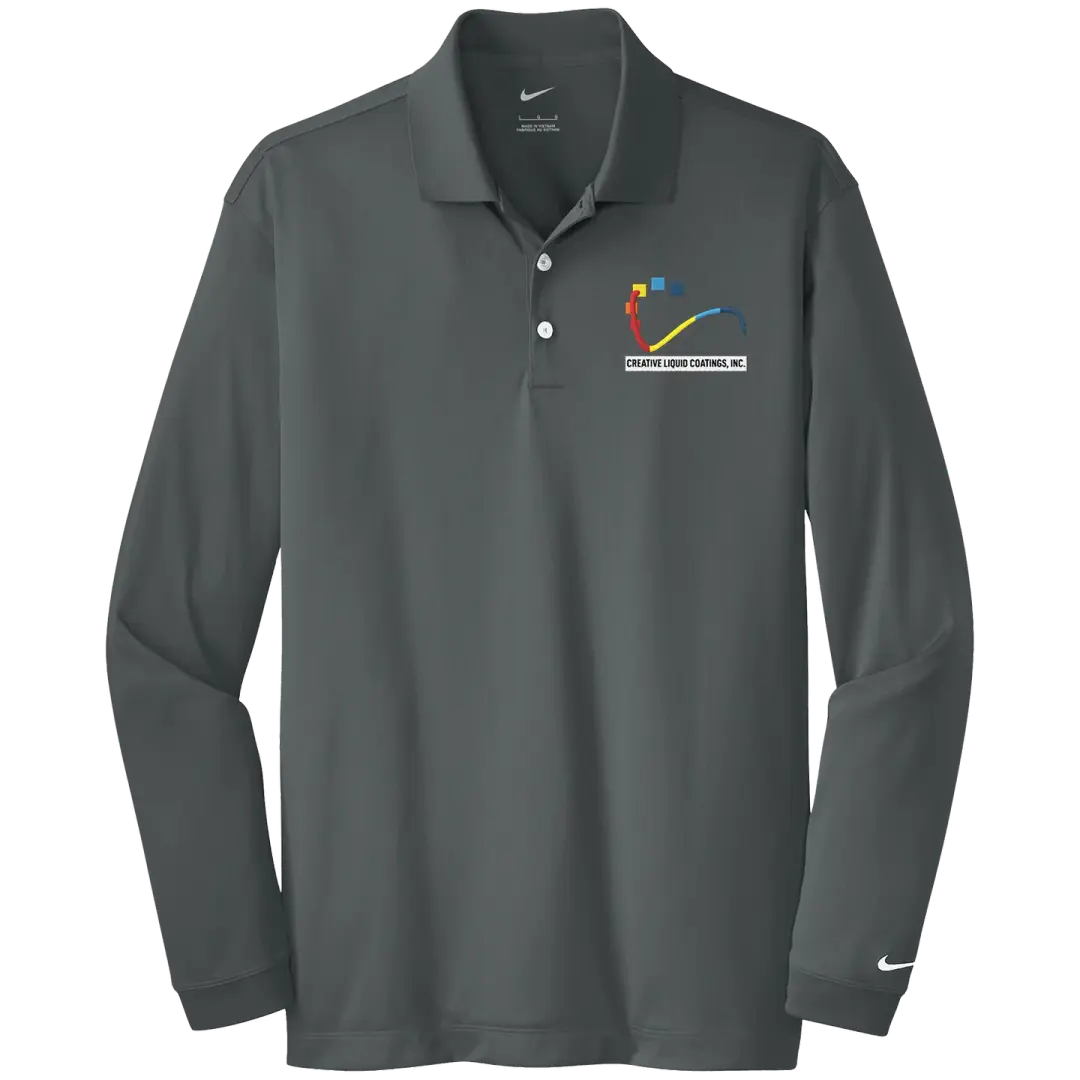CLC 466364 Nike long sleeve dry fit polo