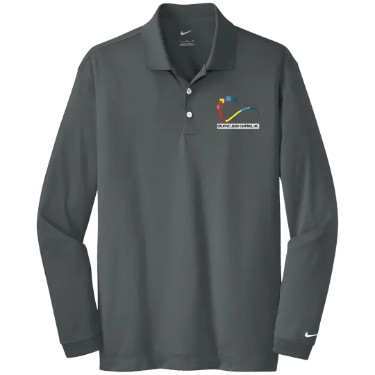 CLC 466364 Nike long sleeve dry fit polo