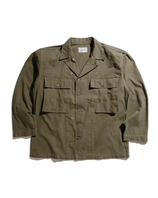 CIOTA M-43 HBT Jacket (Stone Wash) Dark Olive