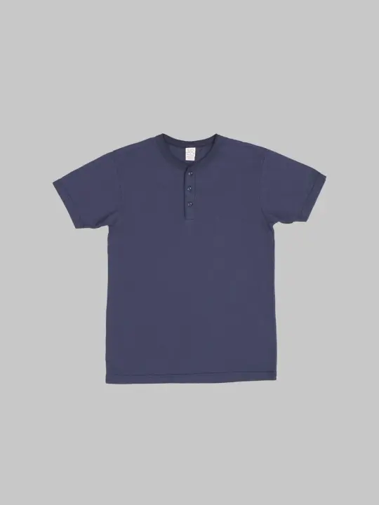 UES Ramayana Henley Neck T-Shirt Navy