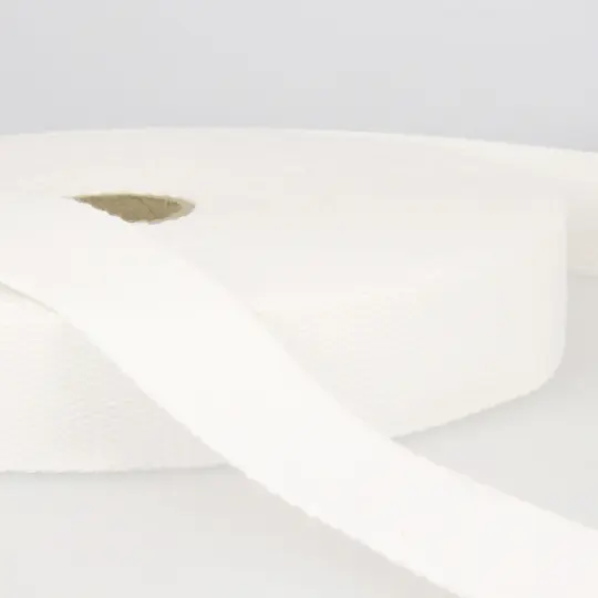 Cotton Webbing 40mm White