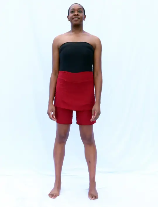 Simplicity Mini Skirted Bermuda Shorts