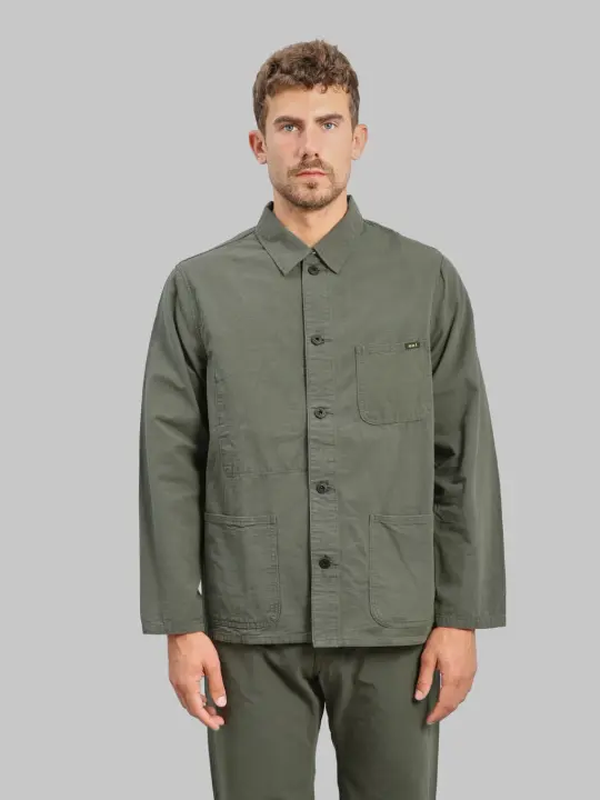 ONI Denim 03500-8GG "Beta Chambray Green Gray" 8oz Coverall