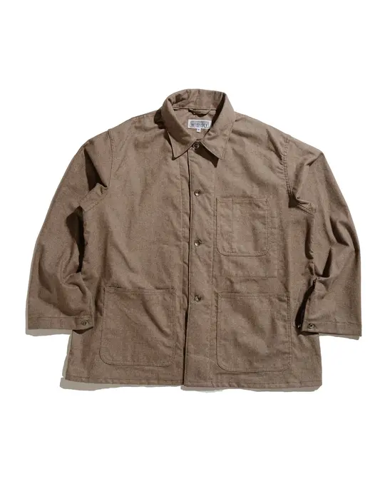 Engineered Garments Workaday Utility Jacket Brown CP Homespun