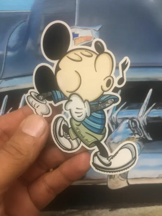 Mickey walking