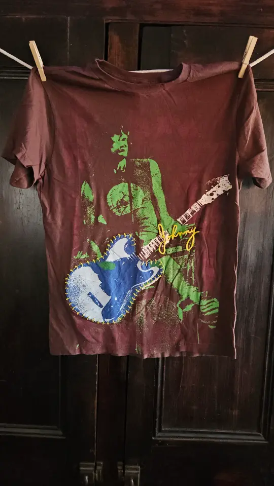 The Ramones Johnny Ramone swag brand embroidered t-shirt  M