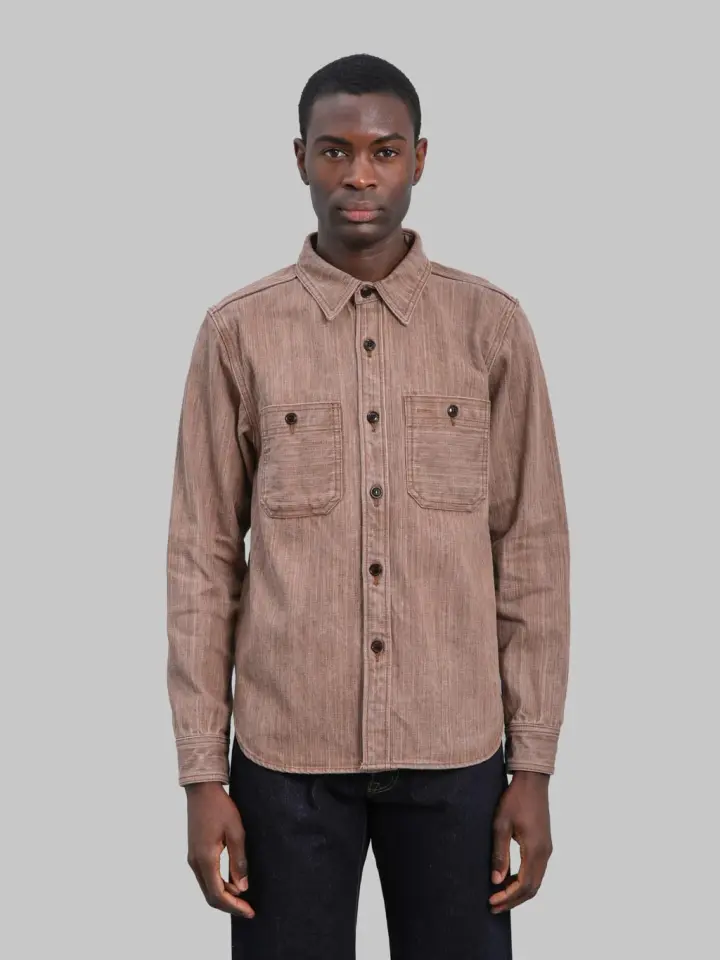 Studio D'Artisan D5732 13oz Kakishibu Denim Shirt