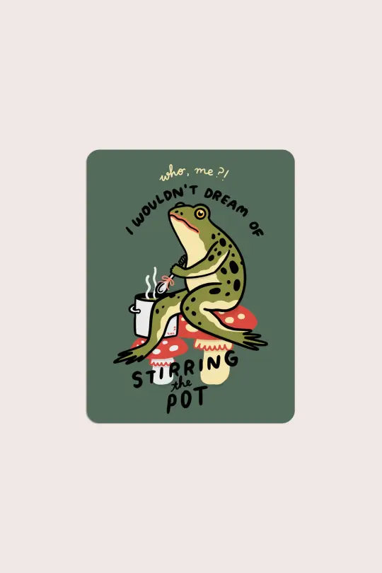 Stirring the Pot Vinyl Sticker