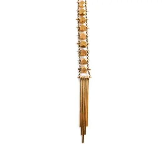 Brass Ladder Necklace