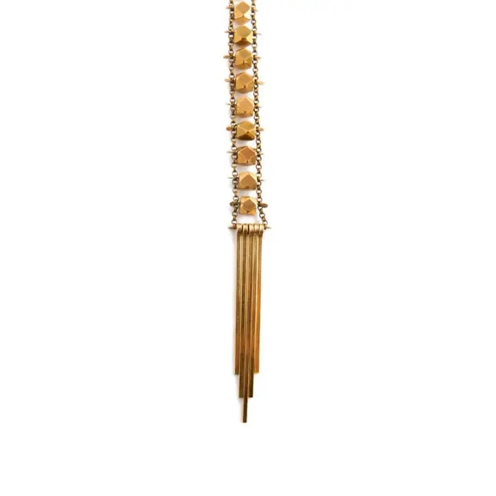 Brass Ladder Necklace