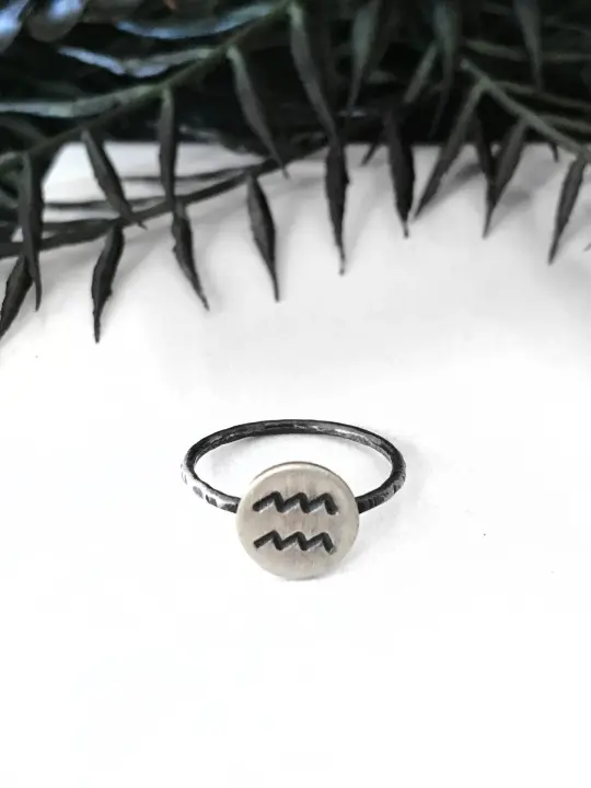 Petite Custom Zodiac Symbol Ring
