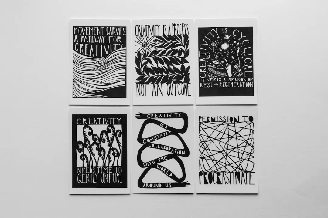 "Creative Reminders" Postcard Set