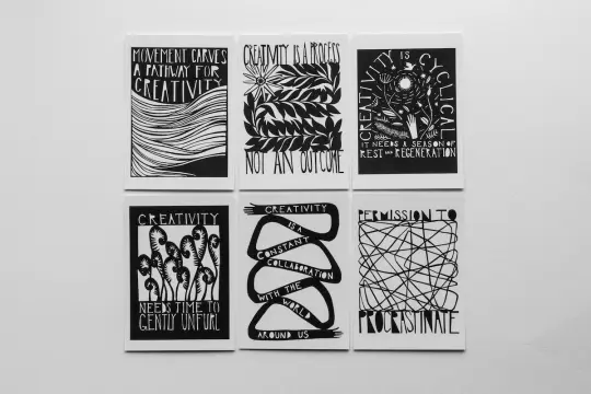"Creative Reminders" Postcard Set
