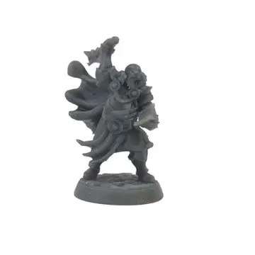 human male cleric 3d printed miniature