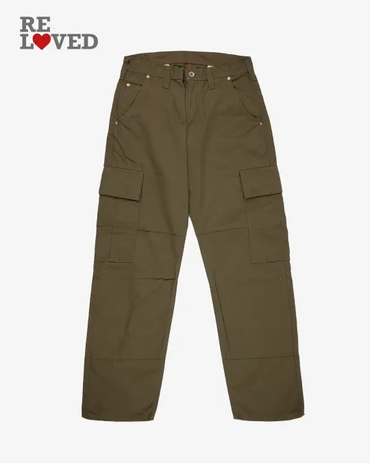 8oz Ripstop Cargo - Olive Drab Green (IH-734-ODG) Tag 29, Hemmed to 27.0''