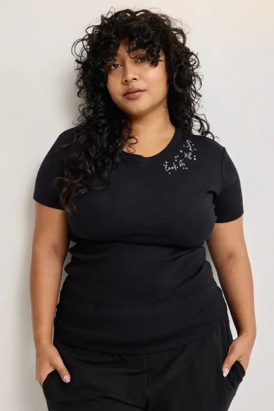 The Everyday Organic Cotton Look At The Moon Tee