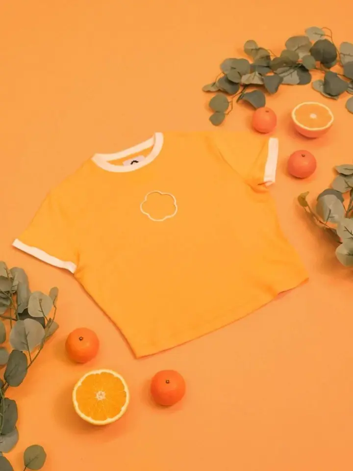 Orange | Blossom Mini Tee