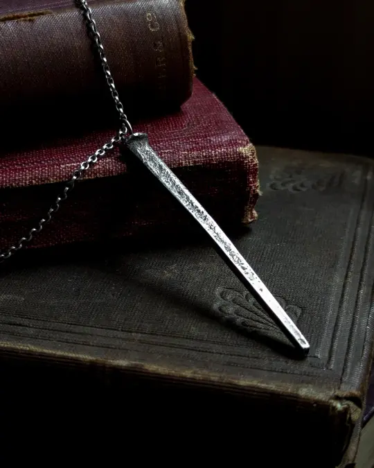 Silver Coffin Nail