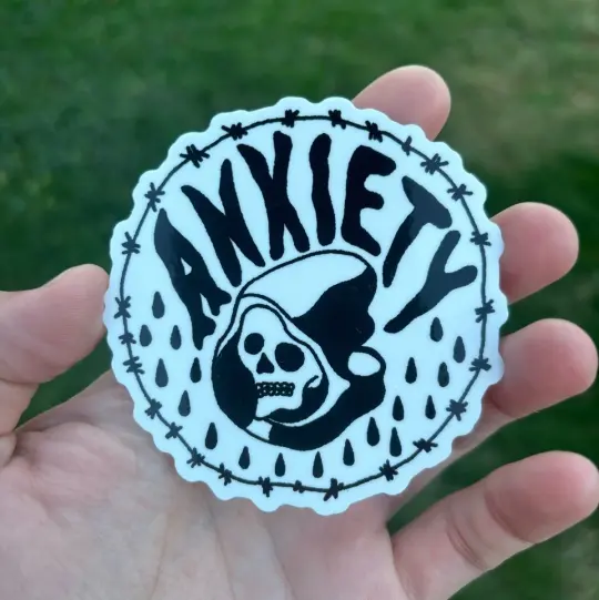 Anxiety sticker