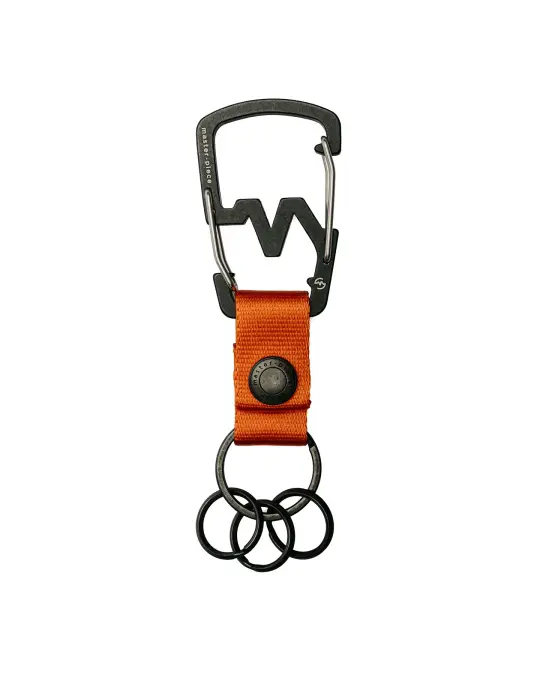 master-piece M-Carabiner Key Ring Key Chain Orange