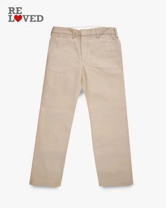 12oz Heavy Cotton Regular Fit Chinos - Khaki (IH-730-KHA) Tag 32, Cut to 27.0"