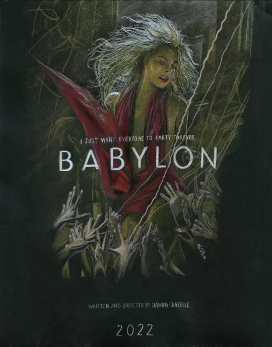 “I just want everyone to party forever.” BABYLON Art Print