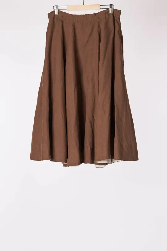 Classic Skirt, Cedar Brown