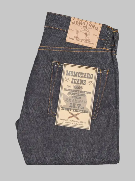 Momotaro Jeans 0306-V 15.7oz Tight Tapered Jeans