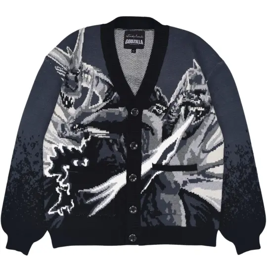 Godzilla Vs King Ghidorah Cardigan