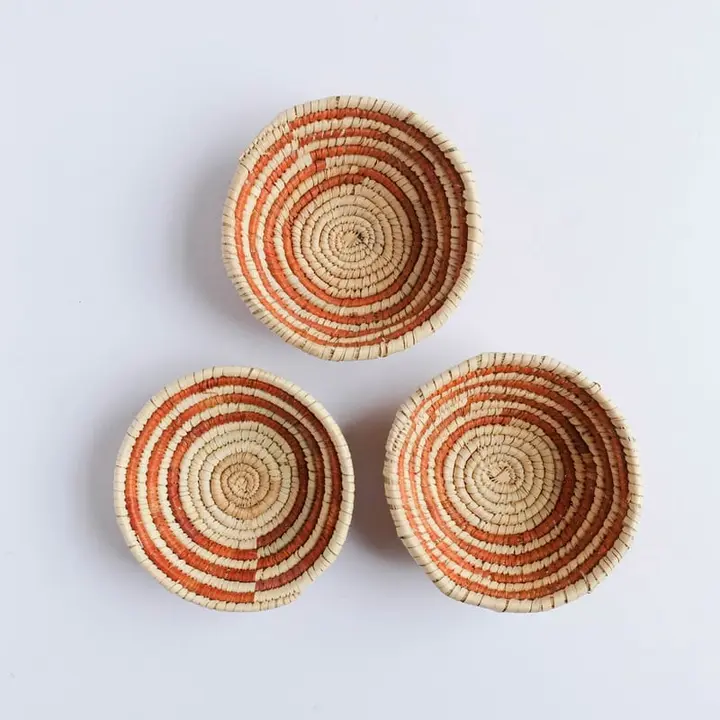 Small Pakistani Basket with Stripes