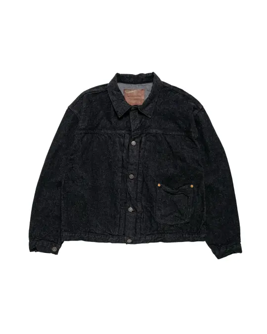 KAPTAIN SUNSHINE Denim Tracker 1P Jacket Black One Wash