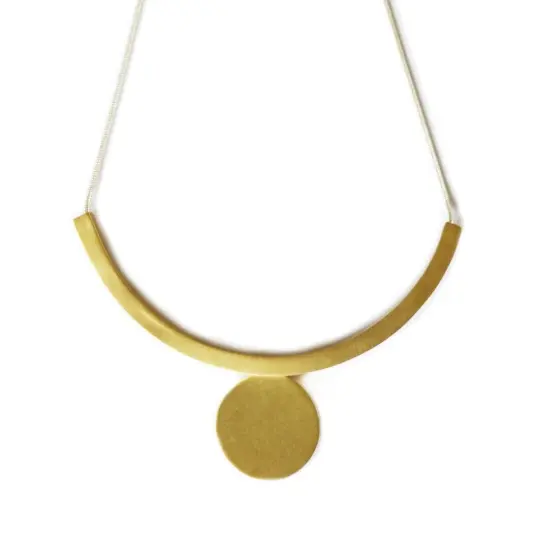 Floating Circle Necklace