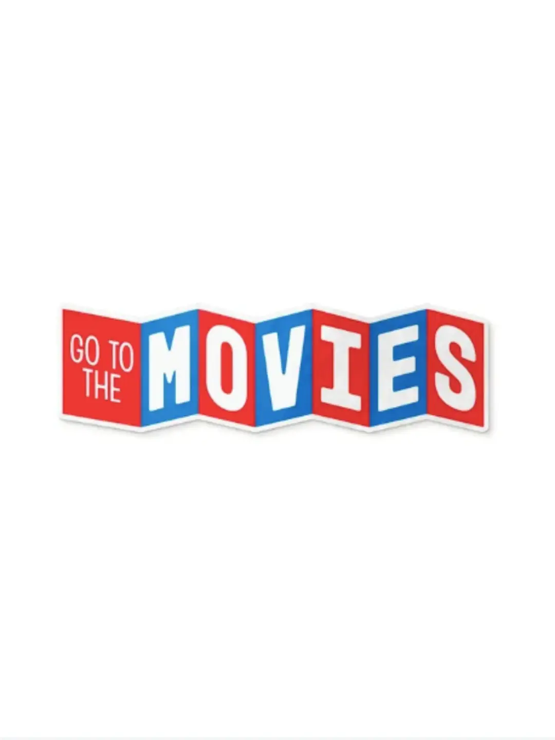 Go To the Movies Sticker