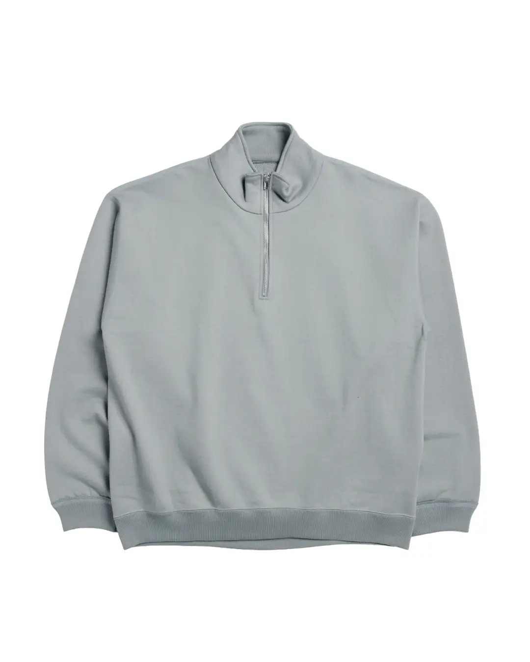 MARKAWARE Comfort Half Zip Organic Cotton Heavy Fleece Sage Green