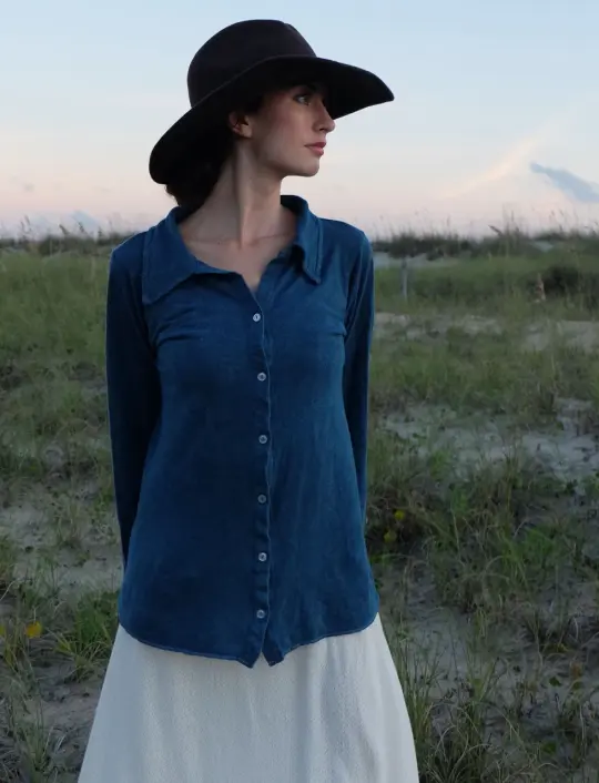 Prairie Button Front Simplicity Shirt