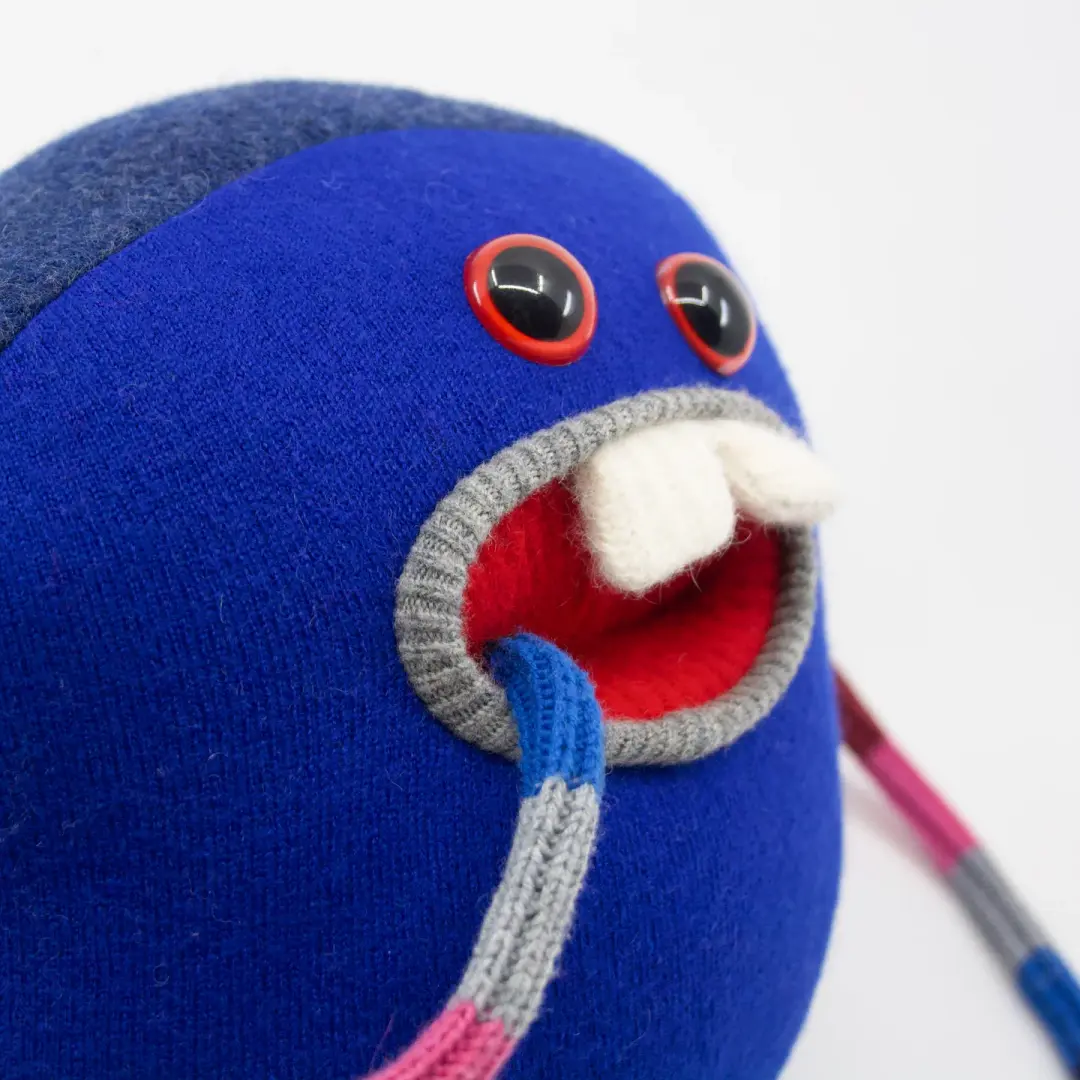 Dribbles the cute handmade monster stuffed animal