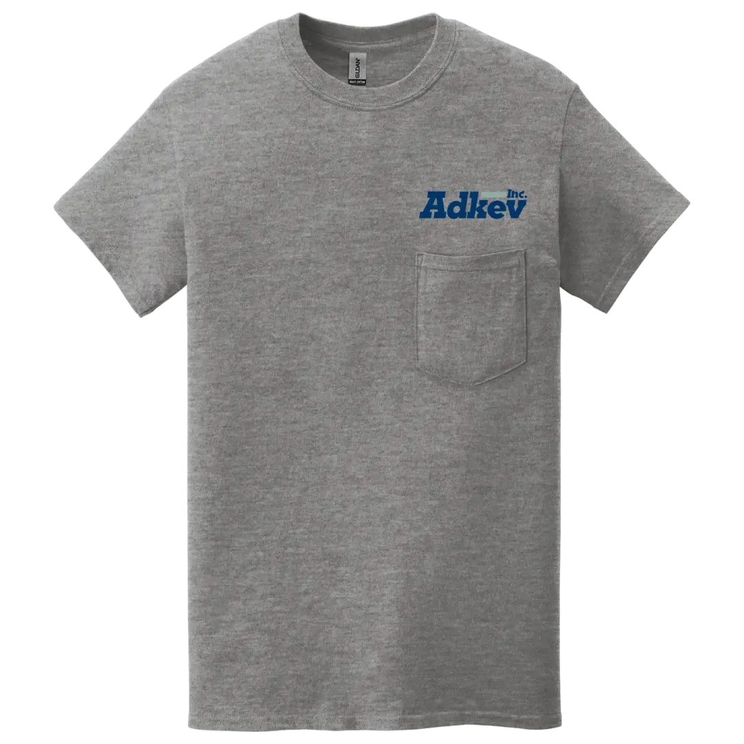 Adkev 5300 Gildan Pocket Short Sleeve Tee