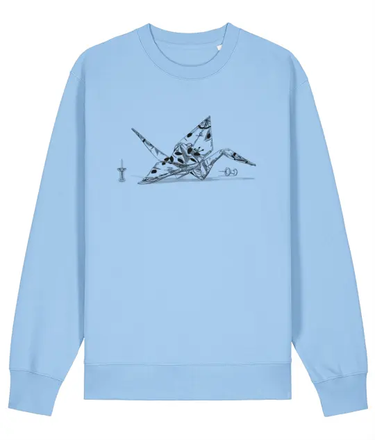 Origami Crane Kujavian Folk Sweatshirt